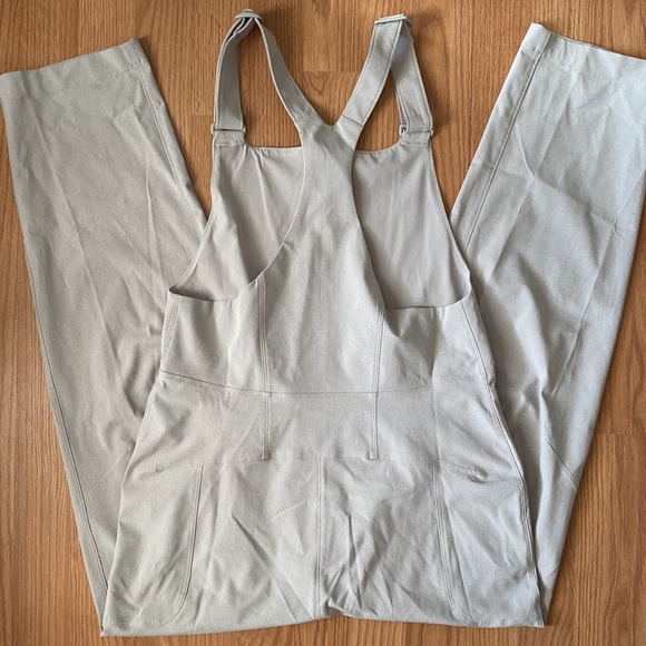❤️ Lululemon WovenAir Overalls Size 8 Raw Linen NWT - Picture 4 of 15